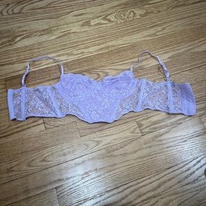 Stradivarius lavender lace corset